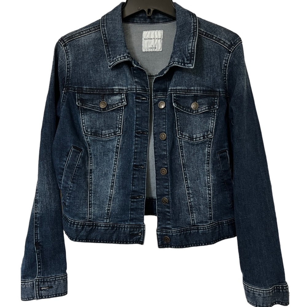 Celebrity Pink Classic Denim Jacket - Picture 2 of 8